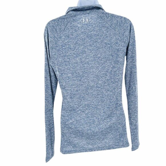 Under Armour Heatgear Zip-up Pullover Athletic Top - Picture 5 of 10